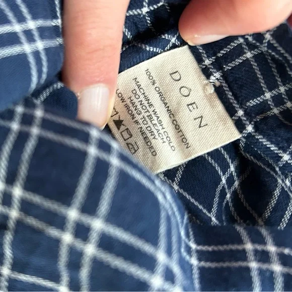 Doen Revi Dress in Bleu Cottage Plaid - Picture 13 of 14